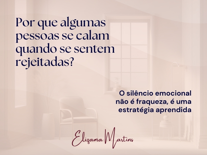 Por que algumas pessoas se calam quando se sentem rejeitadas